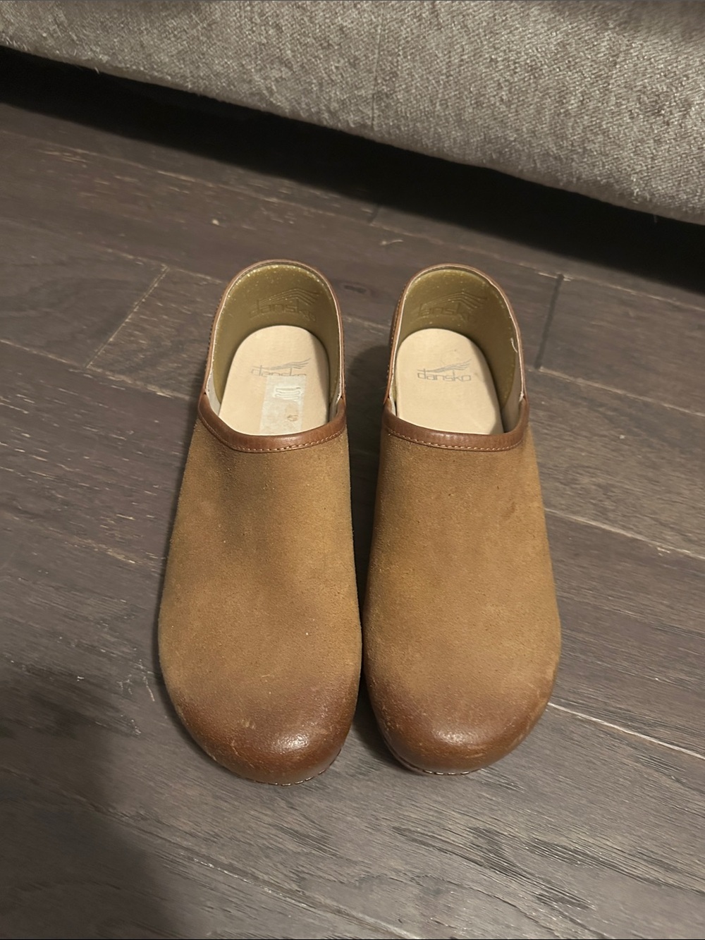 Dansko Brown Suede Slip-On Clogs for Men